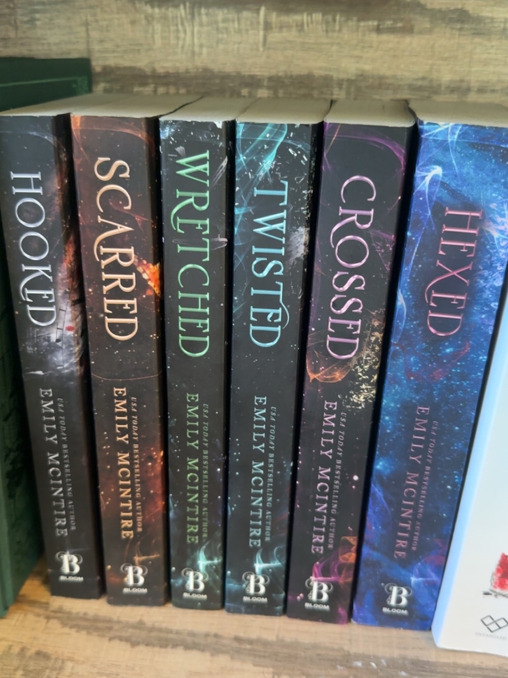 bloom Book Set - Black, Brown, Green, Teal, Purple, Blue Spines